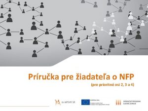 Prruka pre iadatea o NFP pre prioritn osi