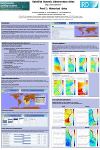 Satellite Oceanic Observatory Atlas http aoos mpl ird