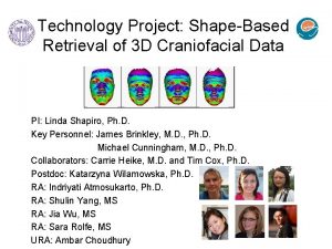 Technology Project ShapeBased Retrieval of 3 D Craniofacial