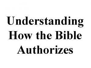 Understanding How the Bible Authorizes Children Interpret Children