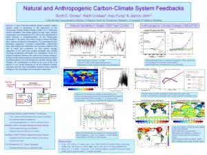 Natural and Anthropogenic CarbonClimate System Feedbacks Scott C