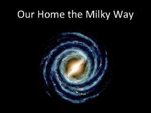 Our Home the Milky Way The mysterious Milky