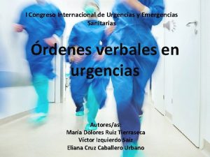 I Congreso Internacional de Urgencias y Emergencias Sanitarias