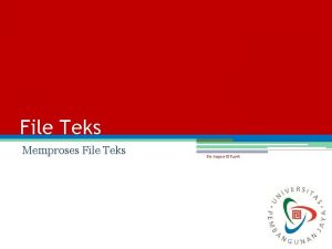 File Teks Memproses File Teks By Augury El