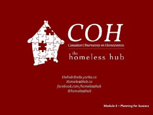 thehubedu yorku ca Homeless Hub ca facebook comhomelesshub