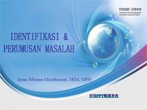 Intan Silviana Mustikawati SKM MPH PPT Pokok Bahasan