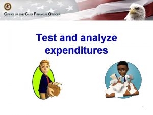 Test and analyze expenditures 1 OnSite Review cont