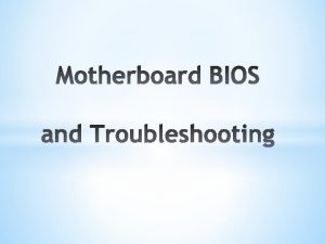 What is a BIOS basic inputoutput system BIOS