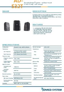 ADS 32 T Acousticdesign series surfacemount 3 inch