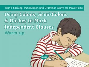 Colon SemiColon or Dash What do you know