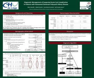 Diagnostic Management of Suspected Acute Cyst Complication in