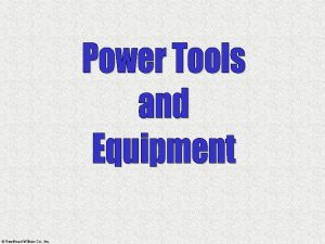 GoodheartWillcox Co Inc Power Tools and Equipment q
