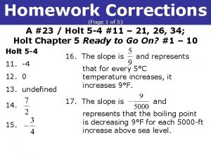 SlopeIntercept Corrections Form Homework 5 6 Page 1