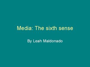 Media The sixth sense By Leah Maldonado Synesthesia