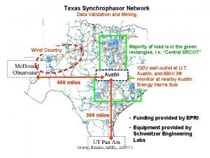Texas Synchrophasor Network Data Validation and Mining Majority