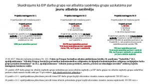 Skaidrojums k EIP darba grupa vai atbalsta samju
