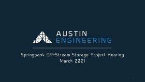 Springbank OffStream Storage Project Hearing March 2021 1