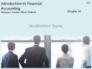 Introduction to Financial Accounting Horngren Sundem Elliott Philbrick