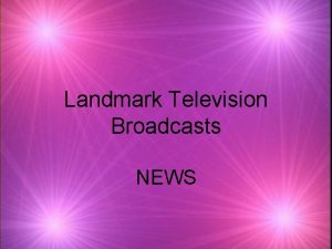 Landmark Television Broadcasts NEWS Nixons Checkers Speech 1952