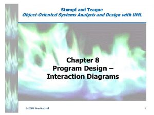 Stumpf and Teague ObjectOriented Systems Analysis and Design
