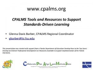 www cpalms org CPALMS Tools and Resources to