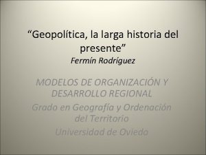 Geopoltica la larga historia del presente Fermn Rodrguez