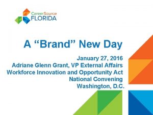 A Brand New Day January 27 2016 Adriane