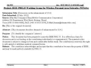 doc IEEE 802 15 12 0318 00 wng