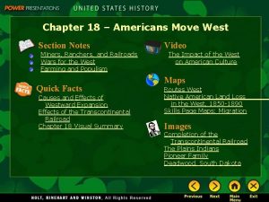 Chapter 18 Americans Move West Section Notes Miners