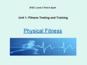 BTEC Level 2 First in Sport Unit 1