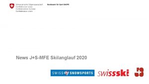 News JSMFE Skilanglauf 2020 SSSA Nordic News 2020