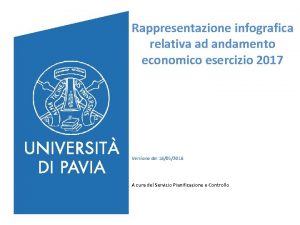 Rappresentazione infografica relativa ad andamento economico esercizio 2017