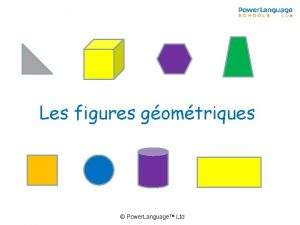 Les figures gomtriques Power Language Ltd Animation 1