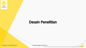 Desain Penelitian MASSIVE OPEN ONLINE COURSES MOOCs Program