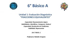 6 Bsico A Unidad 1 Evaluacin Diagnstica FRACCIONES