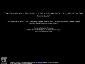 The Chemical Basis of Thiol Addition to Nitroconjugated