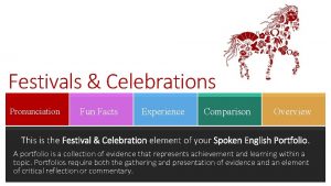 Festivals Celebrations Pronunciation Fun Facts Experience Comparison Overview