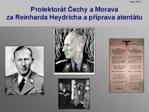 Modern d djiny Protektort echy a Morava za