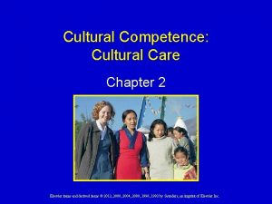 Cultural Competence Cultural Care Chapter 2 Elsevier items