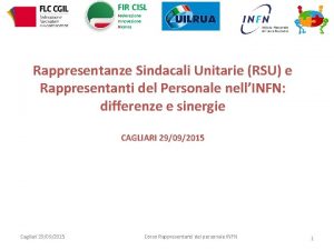 FIR CISL Federazione Innovazione Ricerca Rappresentanze Sindacali Unitarie