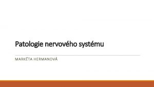 Patologie nervovho systmu MARKTA HERMANOV Intrakraniln krvcen Lokalizace