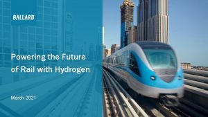 Powering the Future of Rail with Hydrogen March