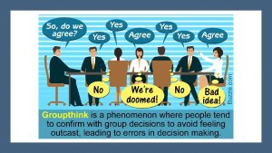 Groupthink syndrome of bad decisionmaking 12 17 Group