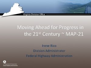 Moving Ahead for Progress in st the 21