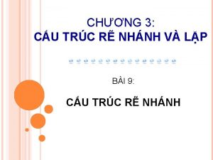 CHNG 3 CU TRC R NHNH V LP