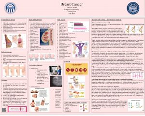 Breast Cancer Rebecca Morra Longwood University Nursing 310