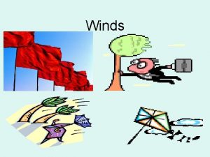 Winds Wind is the horizontal movement of air