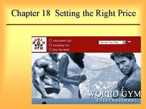 Chapter 18 Setting the Right Price Steps in