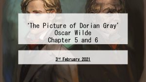 The Picture of Dorian Gray Oscar Wilde Chapter