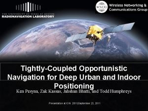 TightlyCoupled Opportunistic Navigation for Deep Urban and Indoor
